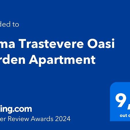 Trastevere Oasi Garden Apartment - Roma Екстер'єр фото